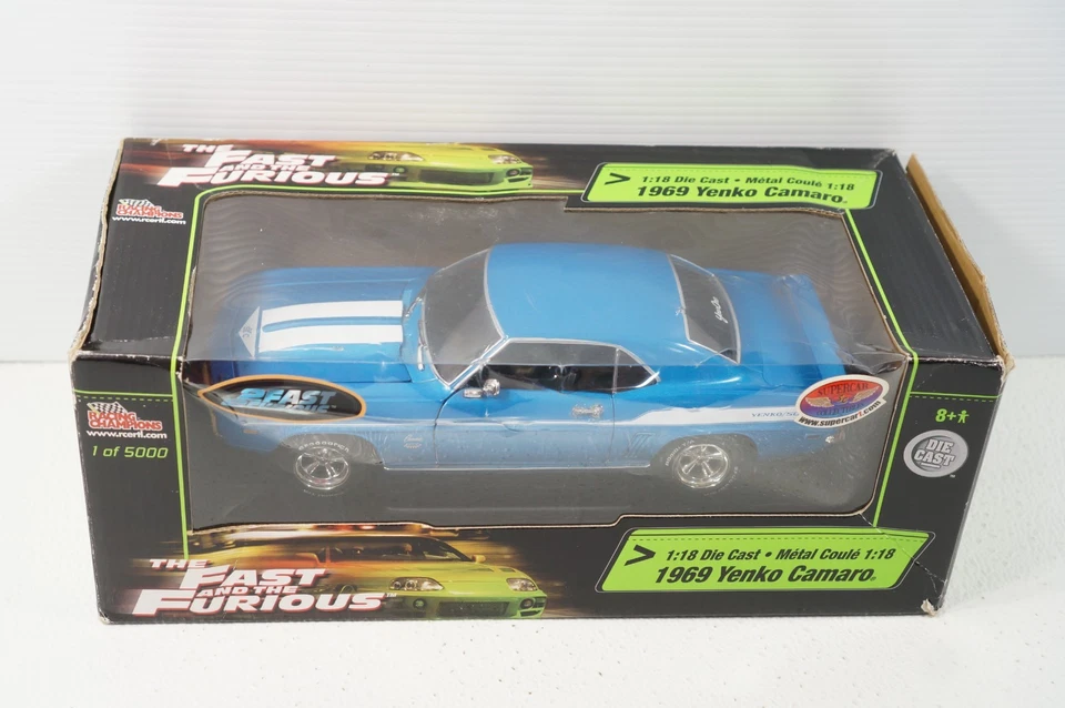 Racing Champions Fast Furious 1969 Yenko Camaro 1:18 Diecast Car - Image 2 of 4