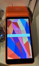 Handheld 4G POS Receipt Printer Android Barcode Scanner PDA Terminal With Base