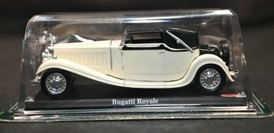 Del Prado 1:43 Bugatti Royale Cabriolet Weinberger White Ultimate Car Collection