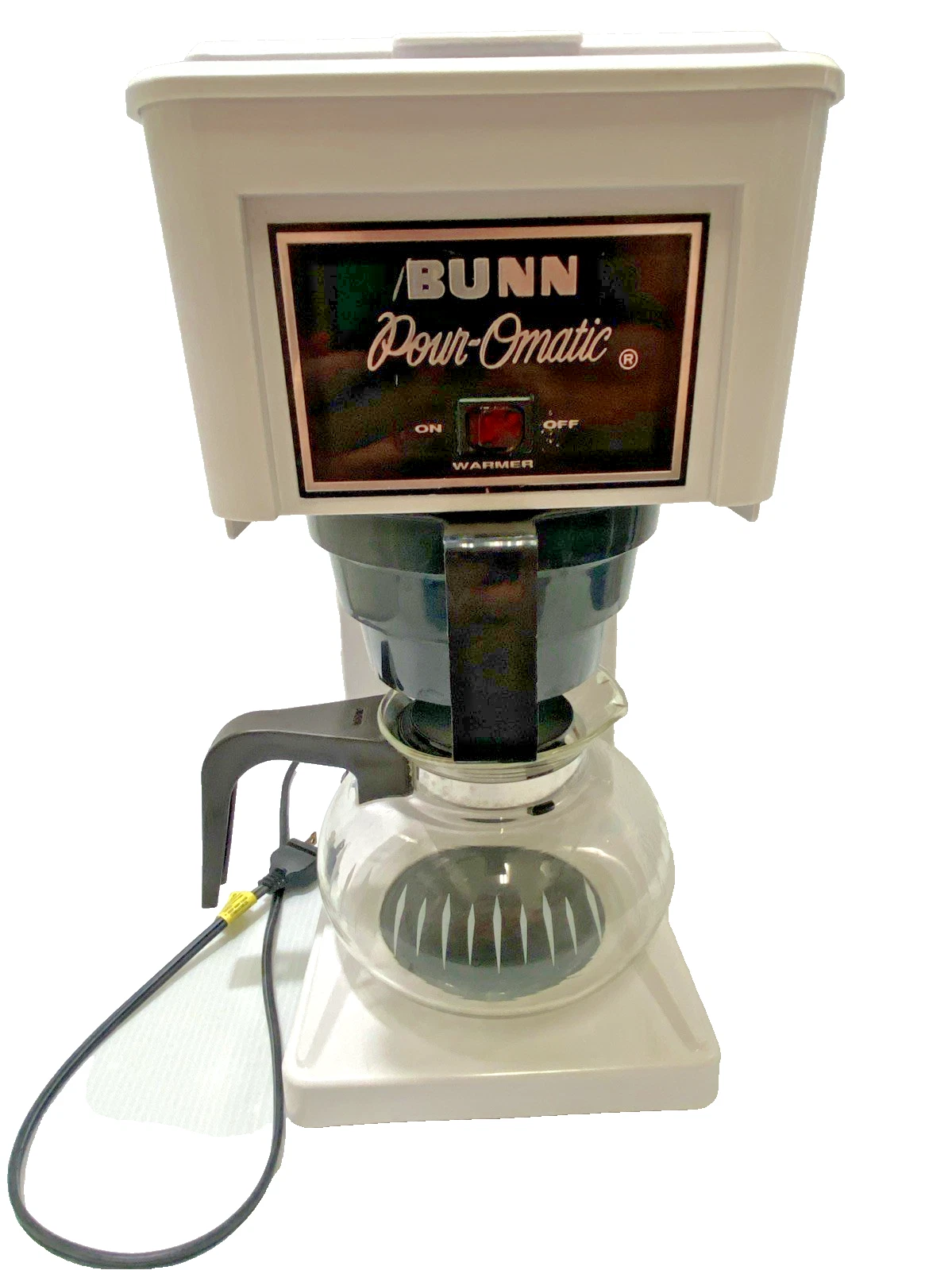 Vintage Bunn Pour-Matic GR Series Drip Coffee Maker White Made in USA Tested/ W.