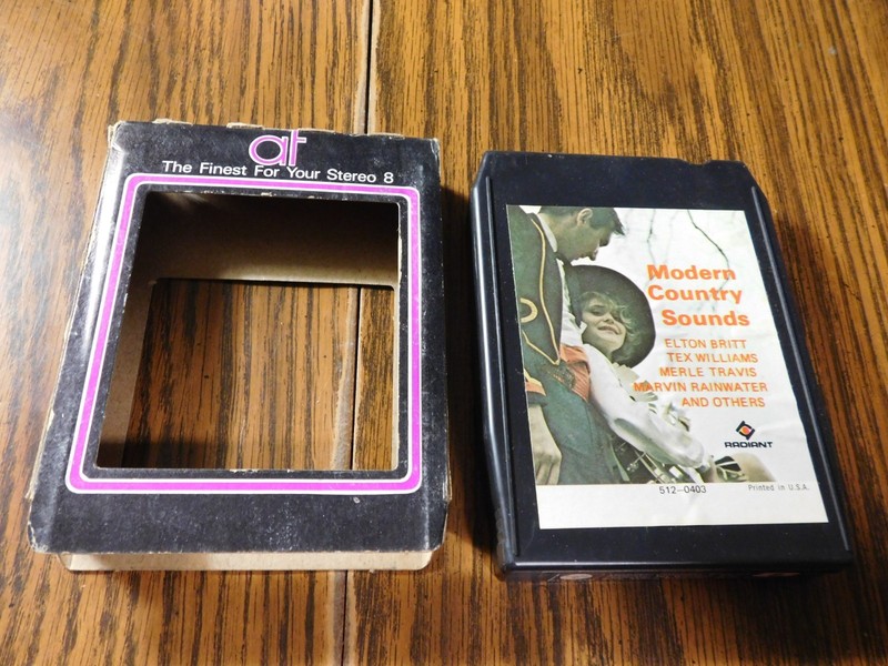 Modern Country Songs Vintage 8 Track Tape (No Date)