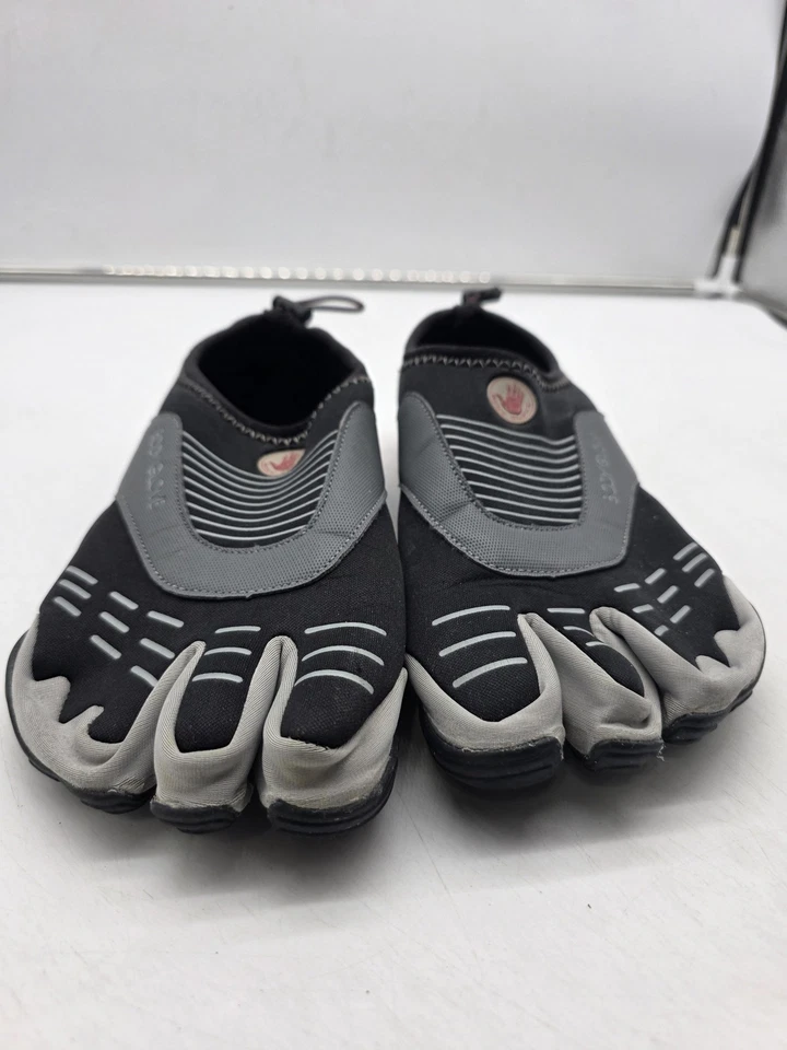 Body Glove Barefoot 3 Water Shoes Mens Size 9 Black Gray Toe Minimalist Aqua - Image 3 of 4