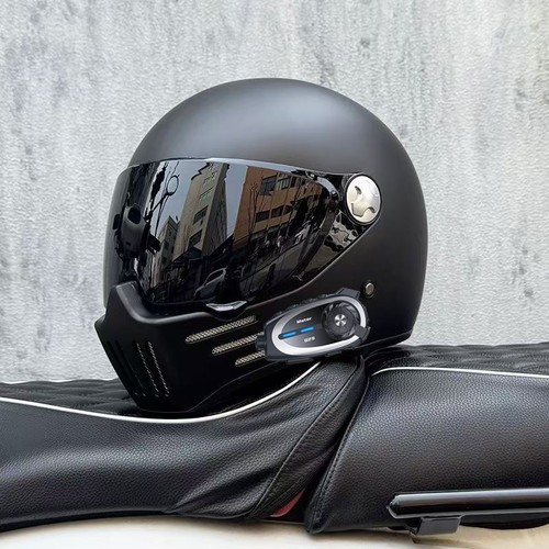 Built-in Camera Intercom Helmet Bluetooth Motorcycle Full Face Motorbike Helmets - Foto 3 di 26