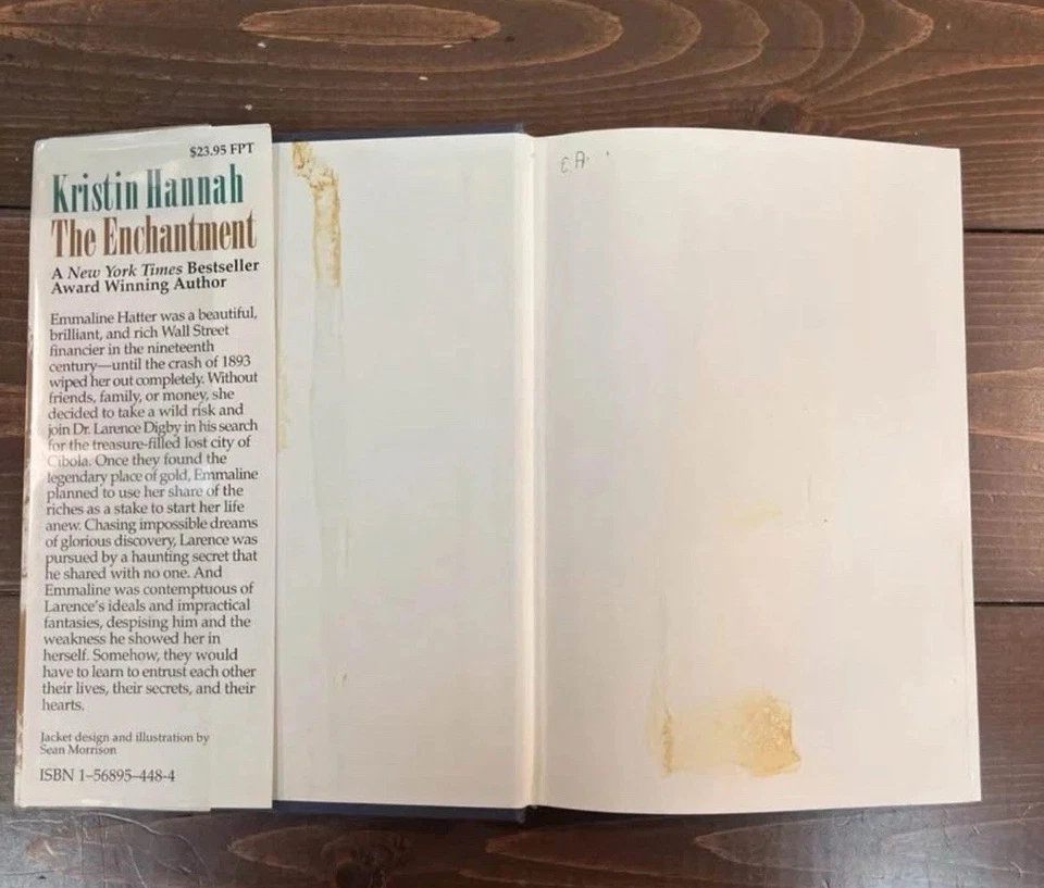 Enchantment by Kristin Hannah Wheeler Publishing Large Print Ed Hardcover RARE! - Image 4 of 4