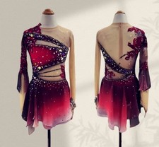 Customized figure skating competition dresses