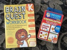 Brain Quest Workbook - Kindergarten Ages 5-6  Brain Games Write  Erase Activit
