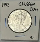 1942 Liberty Walking Half Dollar CH/GEM BU++ Uncirculated Silver 50C