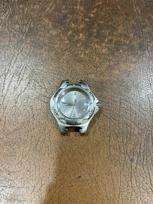 TAG HEUER KIRIUM WL111G SILVER DIAL S.S. WATCH HEAD (read description)