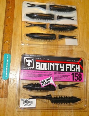 Lot of two (2) Jackall BOUNTY FISH Soft Swim Baits (JBOUN-STB) 158 NEW