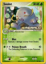 Swalot 40/106 Uncommon Emerald Pokemon Reverse Holo Near Mint on eBay