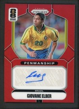 2026 GIOVANE ELBER 49/49 AUTO PANINI PRIZM FIFA WORLD CUP 2026 RED PENMANSHIP