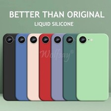 For Apple iPhone 16e 17e Case Slim Liquid Silicone Shockproof Gel Phone Cover