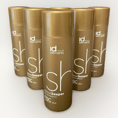 Travel Shampoo 6 pack 60ml,2 oz d Hair Id Hair Elements Gold Colour/Color Keeper