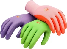 G & F 1522 Women Work Garden Gloves With Micro Foam Coating Texture Grip 12 Pair