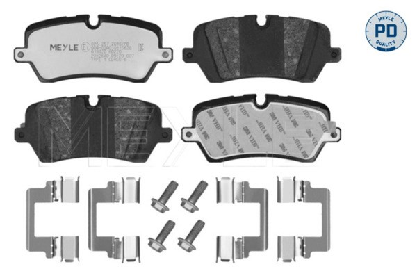 Bremsbelagsatz, Scheibenbremse MEYLE-PD: Advanced Performance A 025 257 2016/PD-image