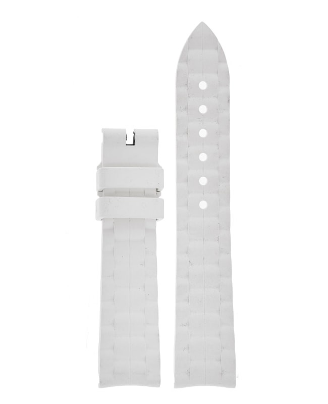 Chopard 18-16mm White Rubber Replacement Strap C960417-0024