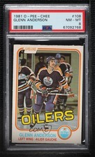 1981-82 O-Pee-Chee Glenn Anderson #108 PSA 8 HOF 7a2
