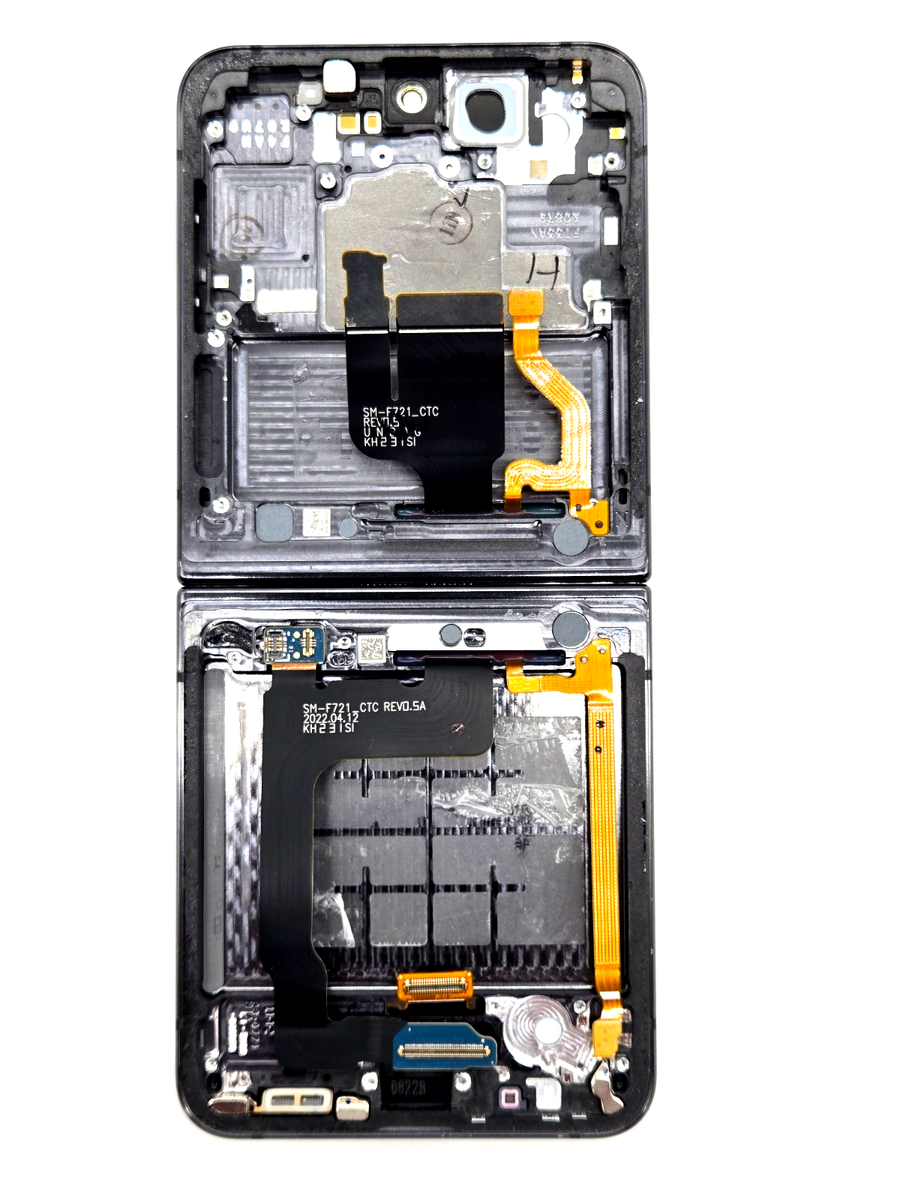 Galaxy - Galaxy Z Flip 4 フレーム Samsung Galaxy Z Flip4 Inner Foldable Display + Frame - Gray