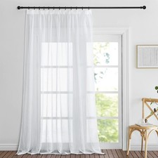 Extra Wide Voile Curtains for Track System 280cm Wide Sheer Gar...