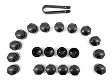 20x Wheel Nut Bolt Cover Caps For AUDI A1 A3 A4 A5 A6 A7 A8 Q2 Q2L 4M0601173C