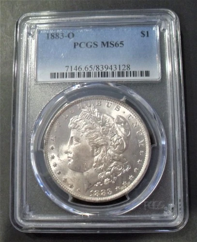 1883-O Morgan Silver Dollar PCGS MS65