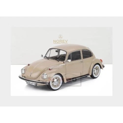 1:18 NOREV Volkswagen Beetle 1303 Maggiolino 1973 Sahara Beige NV188537 - Immagine 2 di 2