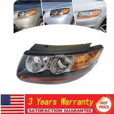 For 2007-2012 Hyundai Santa Fe Left Driver Side Halogen Headlight Lamp Assembly