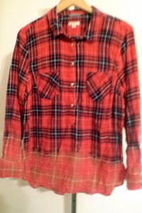 camisa flanela vermelha