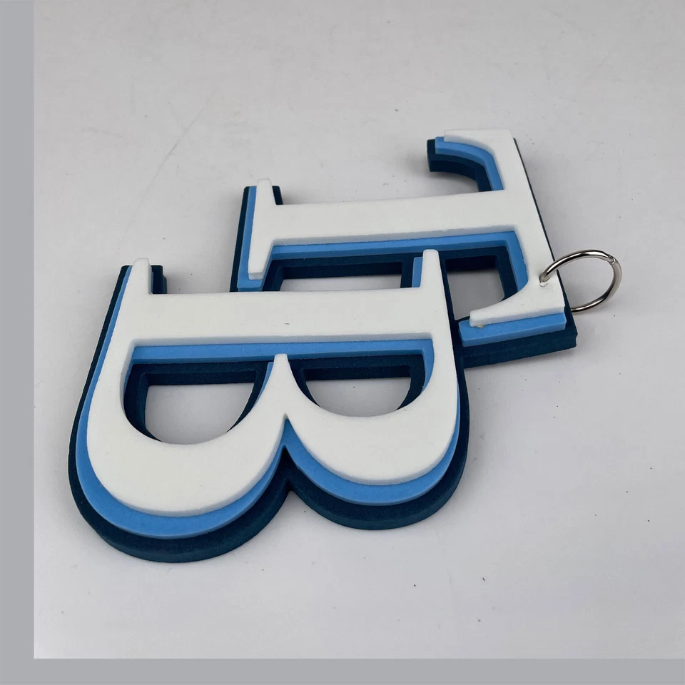 New MLB TAMPA BAY RAYS BLACK Jumbo Big Fan Chain Necklace Foam MI USA - Image 2 of 3