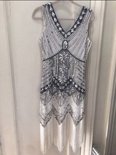 1920  s Flapper Fringe Style Dress