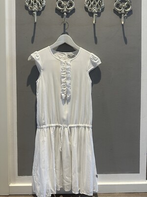 WHEAT Blusen Kleid - Weiß - Volant - gr. 152