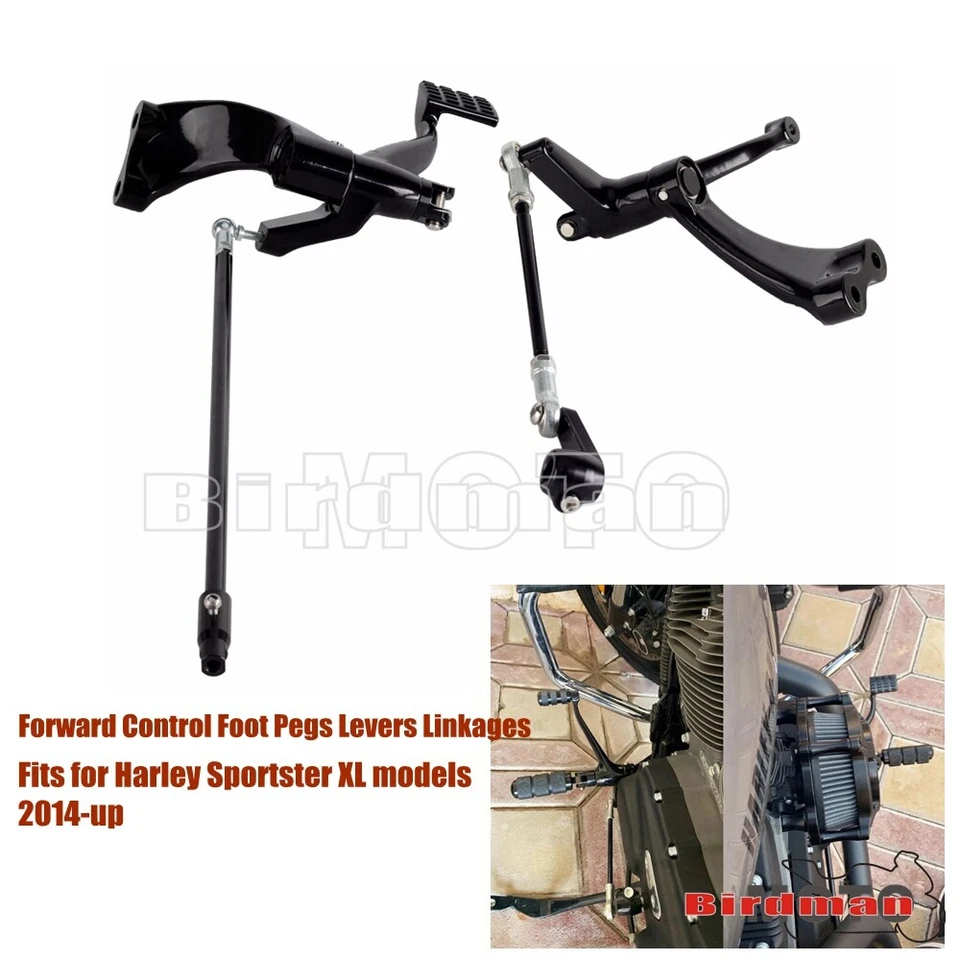 For Harley Sportster XL 883/1200 Forward Controls Complete Kits Linkages 2014-21 - Image 3 of 4