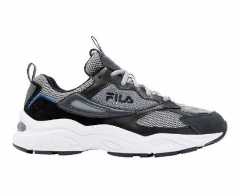 GENUINE FILA SIZE GRAY BLACK BLUE ENVIZION MENS RUNNING SHOE SNEAKER NEW  W/BOX