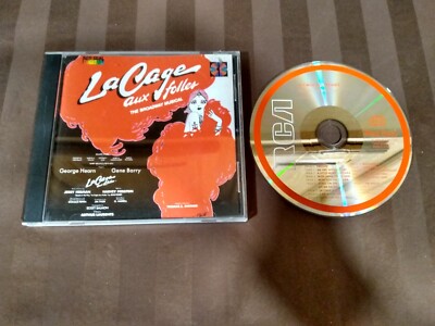 La Cage aux Folles Original Cast Recording Soundtrack (CD RCA Records) EUC!