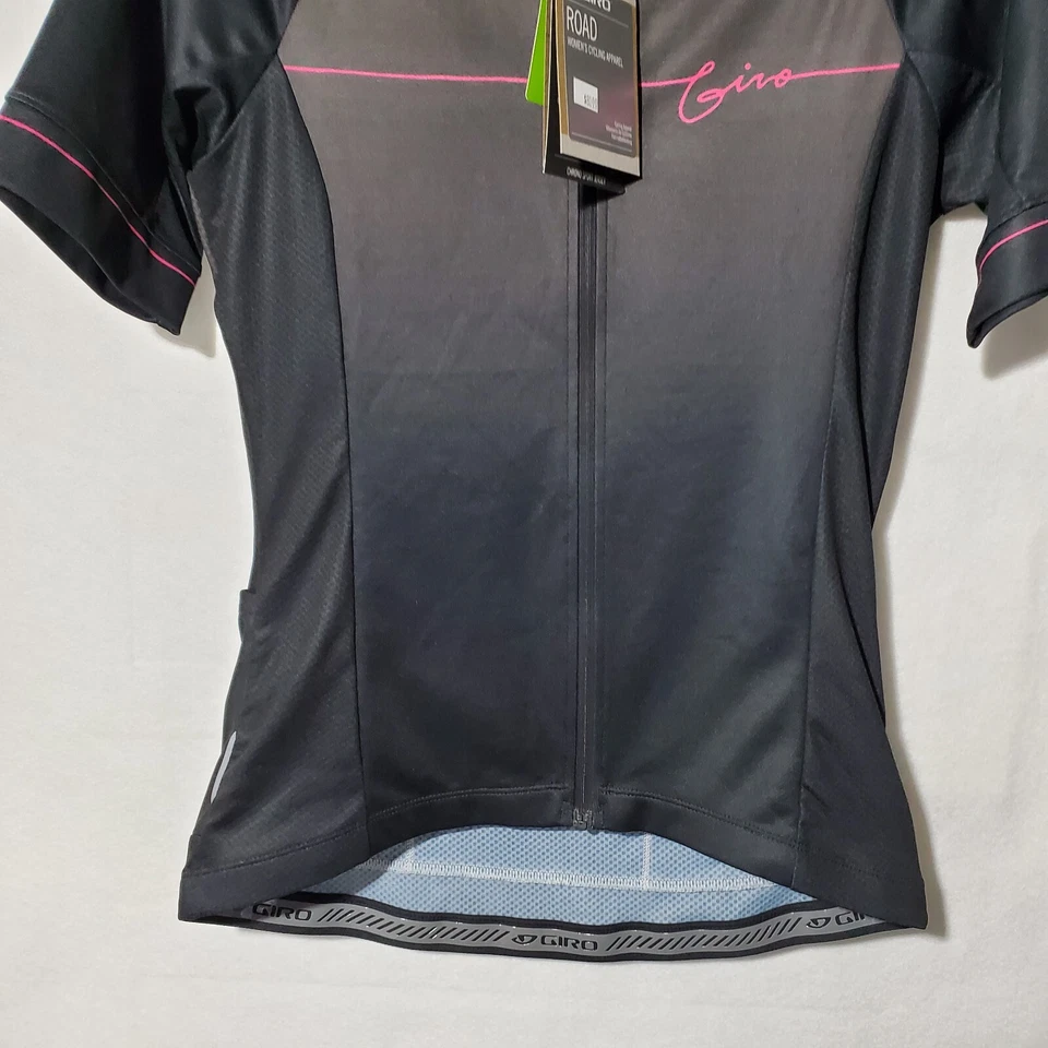 Jersey de ciclismo Giro para mujer manga corta mediana cronógrafo deportivo negro flujo nuevo con etiquetas Foto 4 de 4