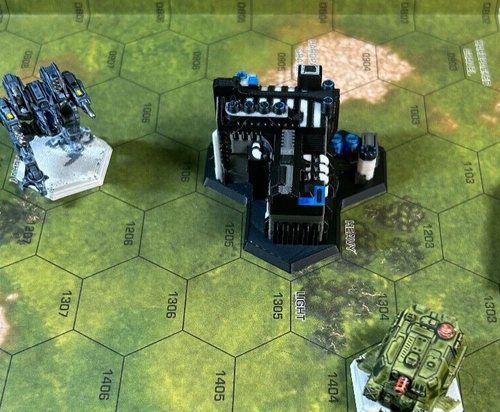 Colonial Courthouse w/ Hex Base, Tabletop War Game Terrain Battletech