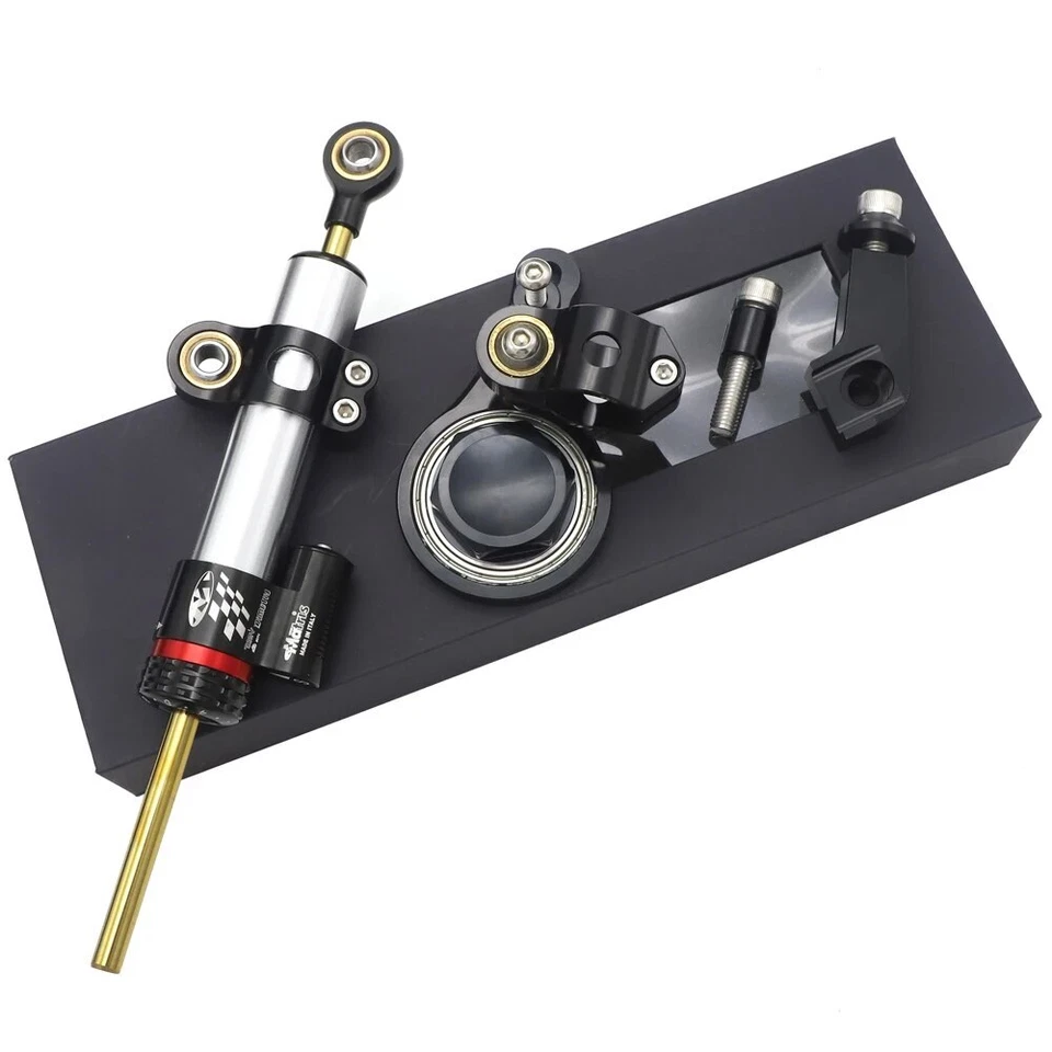 Kit de montaje de soporte amortiguador estabilizador de dirección para Kawasaki Ninja ZX6R 2005 2006 Foto 2 de 4