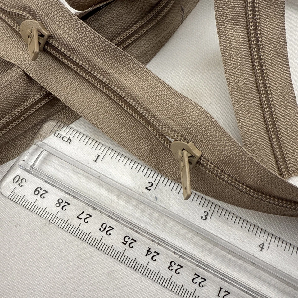 CONTINUOUS CHAIN ZIP & SLIDERS, For UPHOLSTERY Etc. 161 Inches - Image 3 of 3