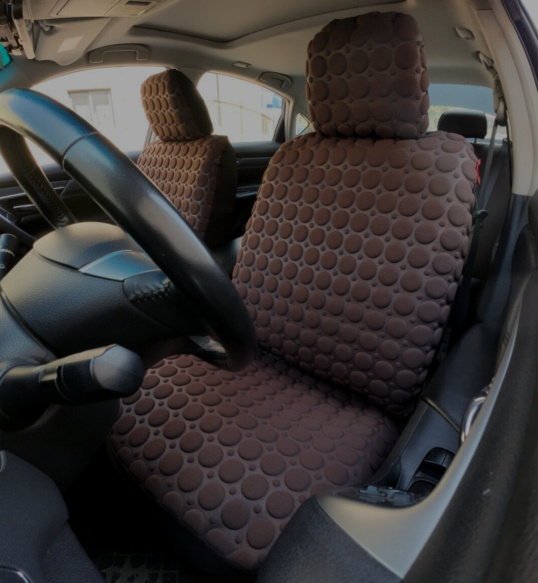 Linen Brown DOT Embossed Seat Covers For GWM Cannon Ute 09/2020 to