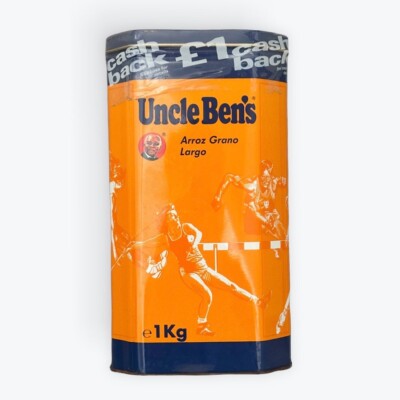 *UNGEÖFFNET* Uncle Ben's Rice Dose Vintage 1kg Barcelona Olympische Spiele 1992