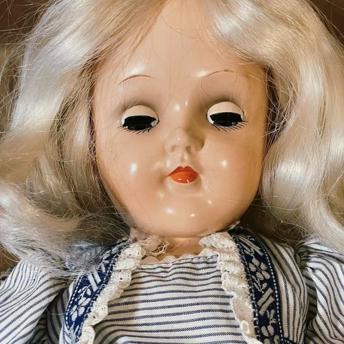 Vintage Ideal Toni Doll P-91 Hard Platic Blonde Hair Beautiful 16" 1950s - Picture 12 of 18