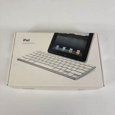 Genuine Apple iPad Keyboard Dock MC533LL/A Model A1359