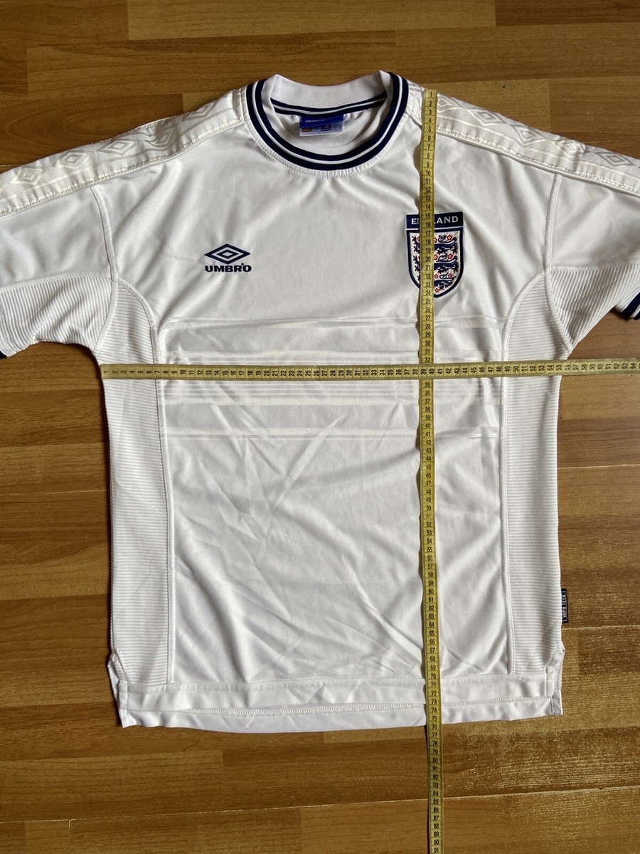 ENGLAND 1999 2000 2001 HOME FOOTBALL SHIRT SOCCER JERSEY UMBRO sz