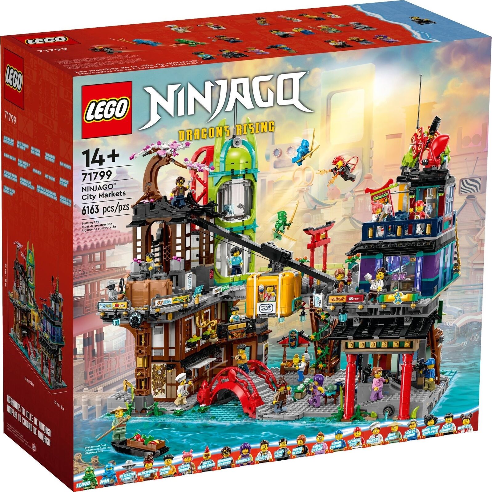 LEGO 71799 NINJAGO City Markets FREE SHIPPING Expand your NINJAGO CITY!!