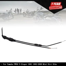 Throttle CABLE ASSEMBLY For Yamaha PW50 Y-Zinger 1981 1982-2009 Mini Dirt Bike