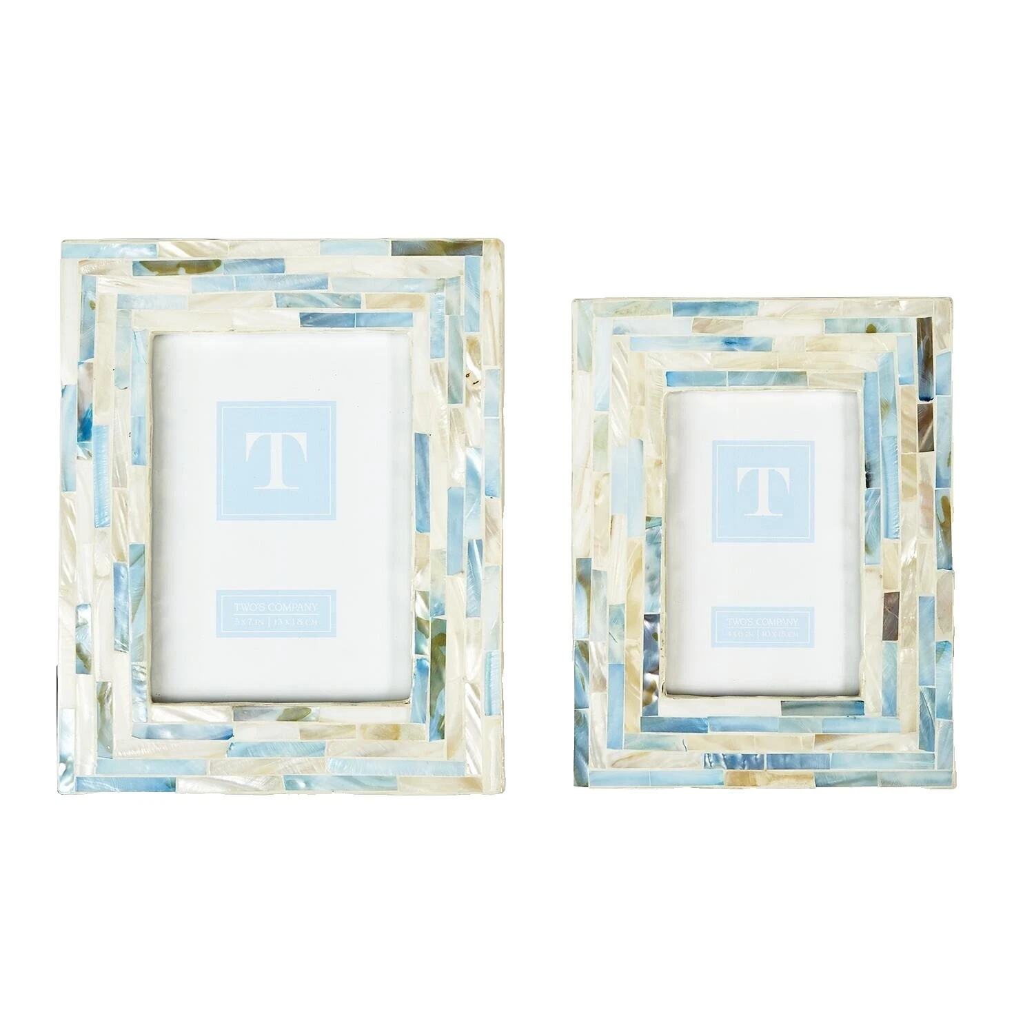 Porta-Retratos de Mãe de pérola Retangular