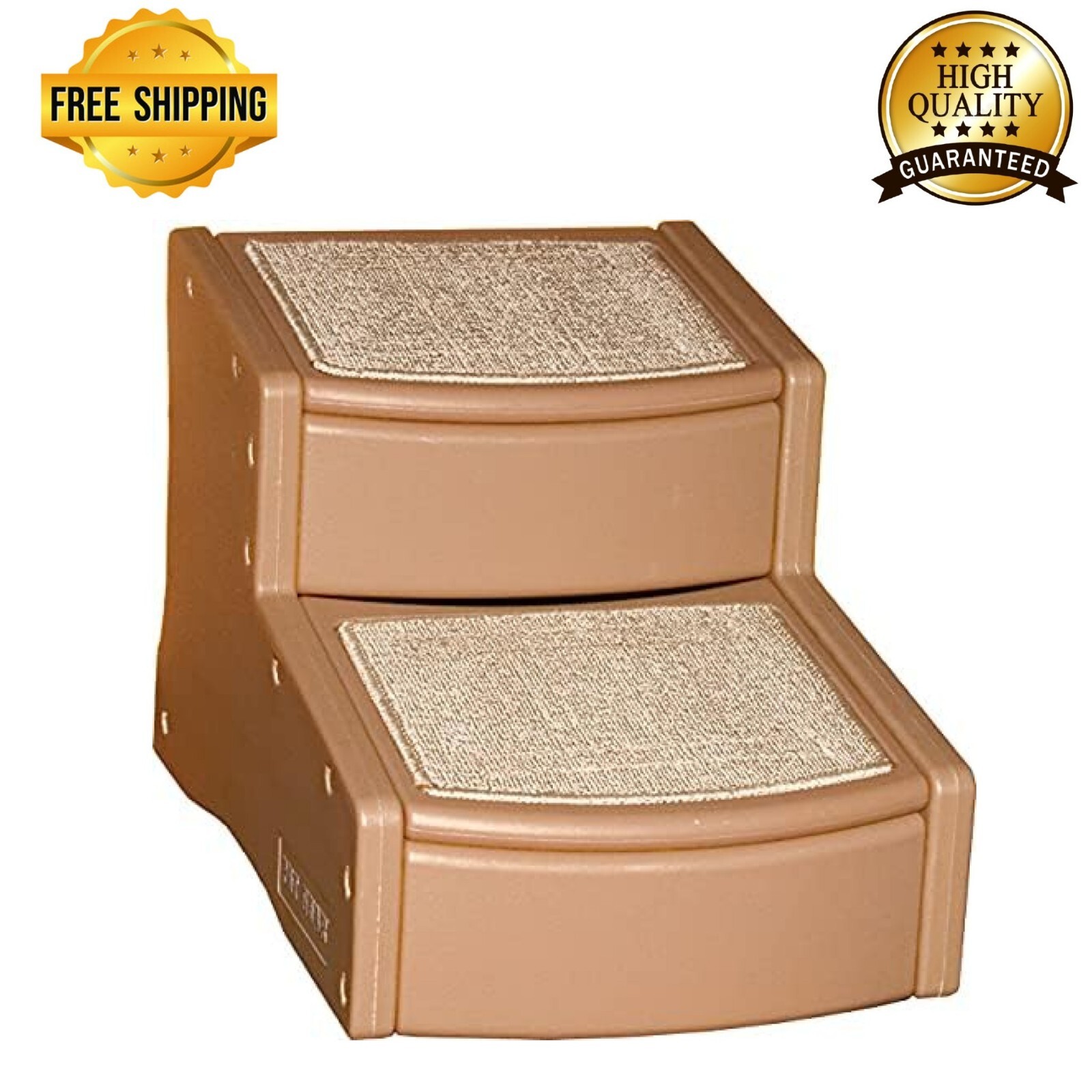 Pet Gear Easy Step II Extra Wide Pet Stairs 2 Step for Dogs Cats Up To