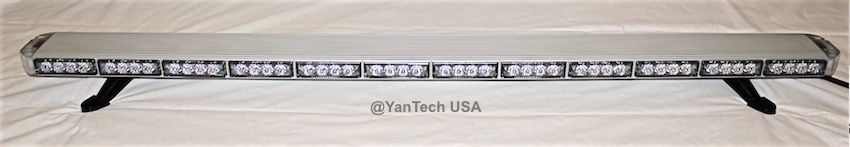 56 Amber LED Light Bar Tow Truck Roll Back Wrecker W/ Alley,Brake & Turn Signal - Foto 8