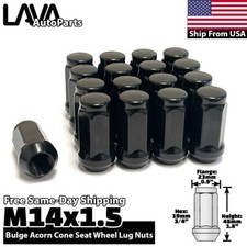 20x 1.8 Black 14x1.5 Lug Nut Fit Honda Pilot Ridgeline Odyssey Acura Mdx Rl Tl 20x 1.8 Black 14x1.5 Lug Nut Fit Honda Pilot Ridgeline Odyssey Acura Mdx Rl Tl
