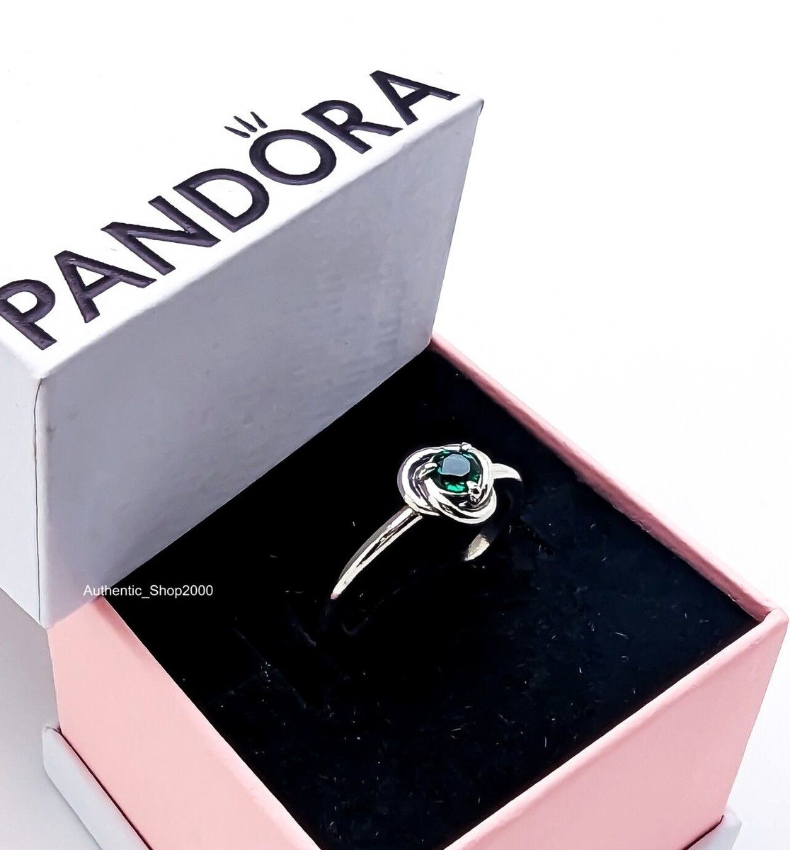 New 100% Authentic PANDORA 925 May Royal Green Eternity New 100% Authentic PANDORA 925 May Royal Green Eternity
